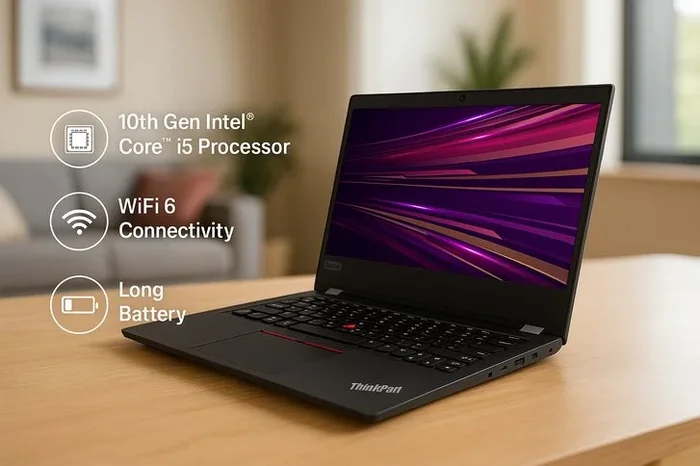 Lenovo ThinkPad L13 10th Gen High Performance Laptop – Intel Core i5, 8GB RAM, 256GB SSD, 13-inch Portable Design