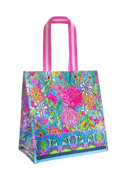 Lilly Pulitzer Market Tote, Walking on Sunshine