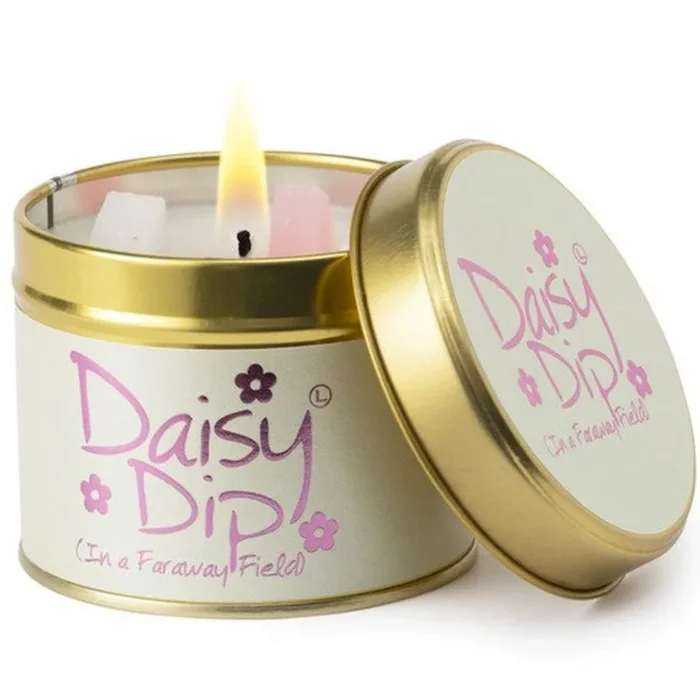 Lily Scented Tin Candle – Daisy Dip