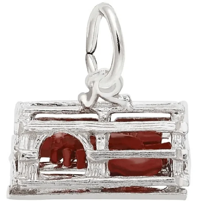 Lobster Trap Charm Sterling Sliver – Rembrandt Charms