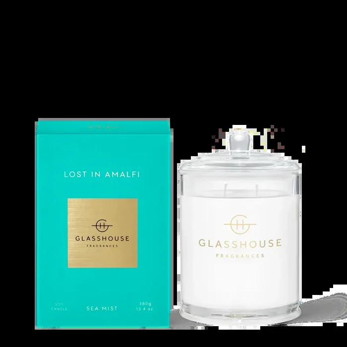 Lost in Amalfi Sea Mist 13.4oz Candle Glasshouse