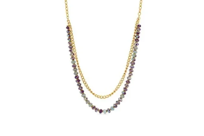 Luxenter Hidao 18K Gold Boho Pendant Necklace – Adjustable Statement Piece for Women