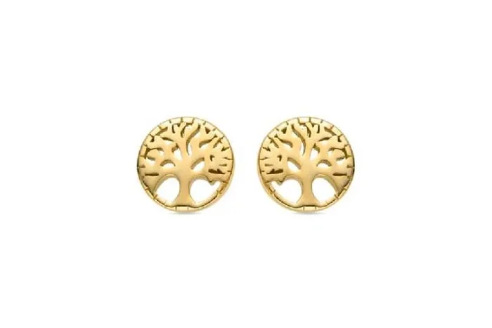 Luxenter Tepai 925 Sterling Silver & 18k Gold Plated Hoop Earrings for Women – Polished Finish