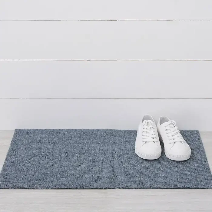 Martha Stewart x Chilewich Heathered Shag Floor Mats (Sea)