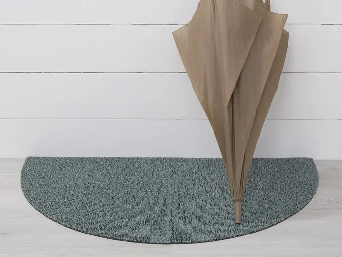 Martha Stewart x Chilewich Heathered Shag Welcome Mat 21×36 (Abalone)