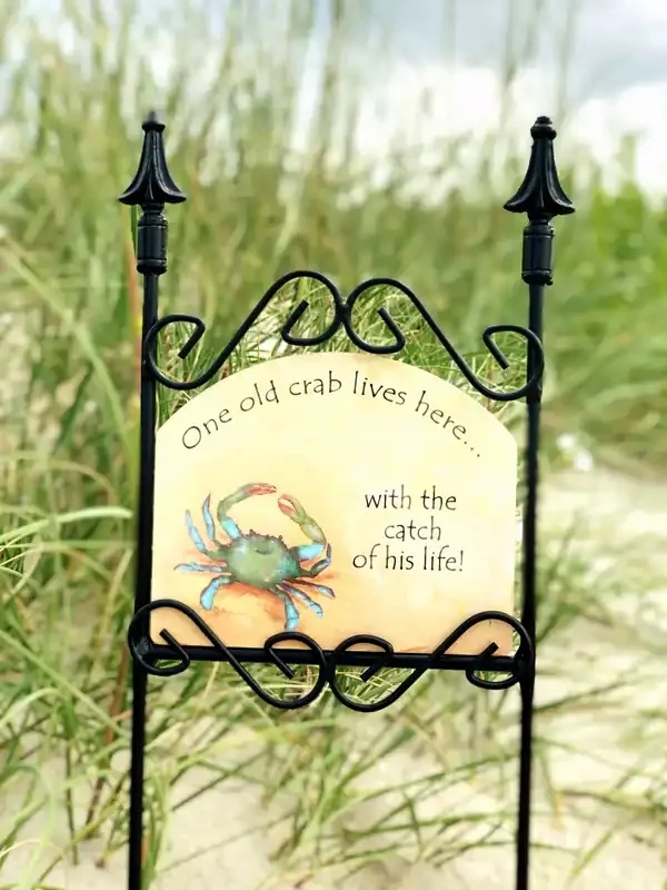 Maryland Crab Garden Sign