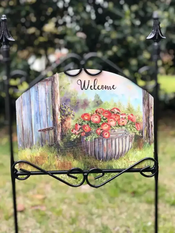 May Flowers Garden Sign