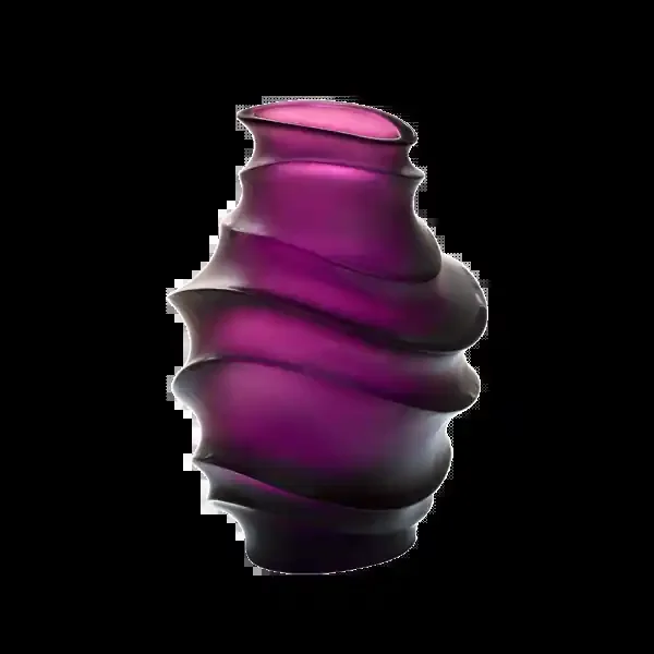 Medium Sand Vase in Violet by Christian Ghion 225 ex