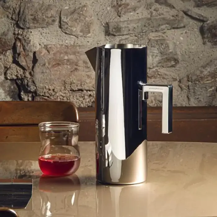 Mepra Stile By Pininfarina Plain Silver Water Pitcher