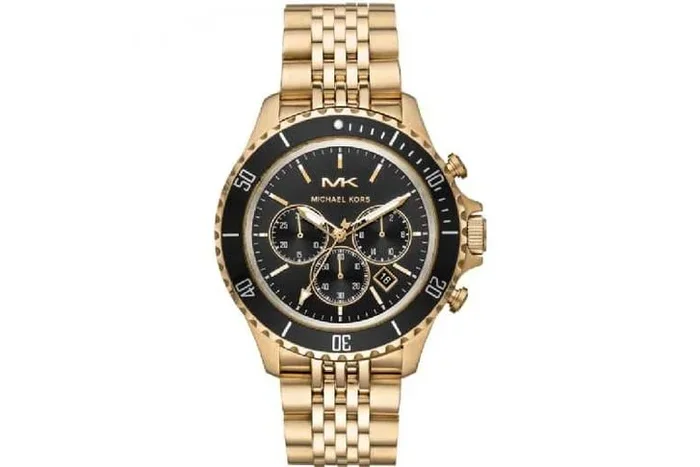 Michael Kors MK8726 Men’s Chronograph Stainless Steel Luxury Watch – 44mm, Water-Resistant