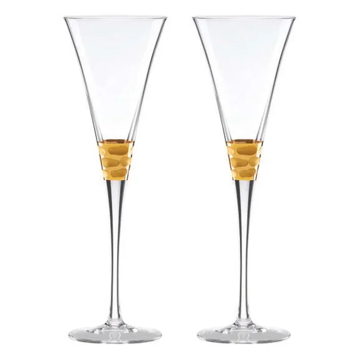 Michael Wainwright Truro Gold Toasting Flute, Set of 2