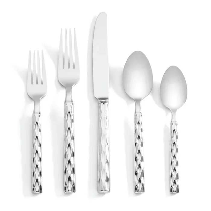 Michael Wainwright Truro Platinum 18/10 Stainless Steel 5-Piece Place Setting