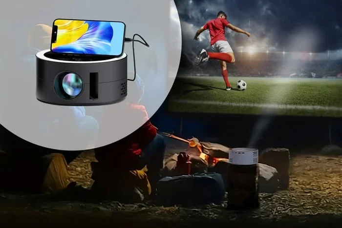 Mini HD Portable Phone Projector – Vibrant Colours!