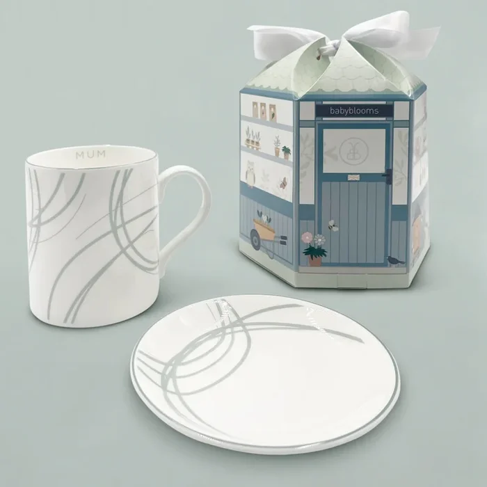 Mum’s Christmas Fine Bone China Mug and Coaster