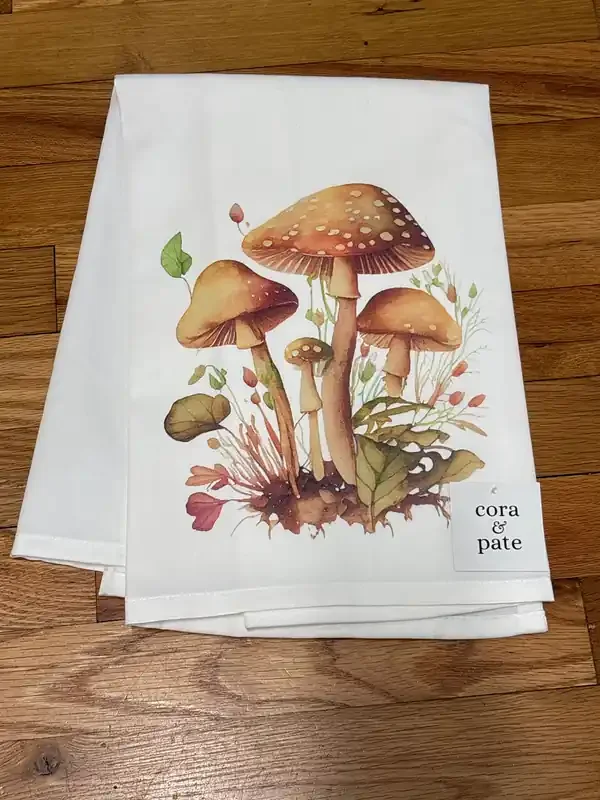 Mushroom Group Flour Sack Towel