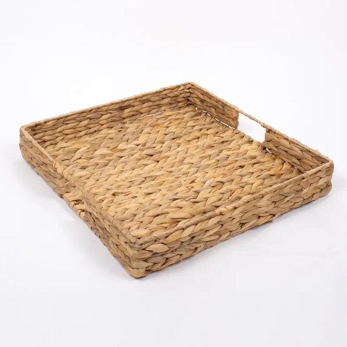 Natural Square Tray- 8 Oak Lane