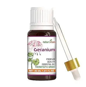 Naturoman Geranium Pure and Natural Essential Oil – 30 ml