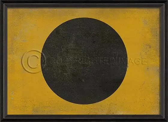 Nautical Flag I Framed Print