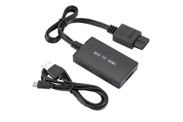 Nintendo 64 HDMI Adapter – Retro Console to HDTV Gaming Accessory