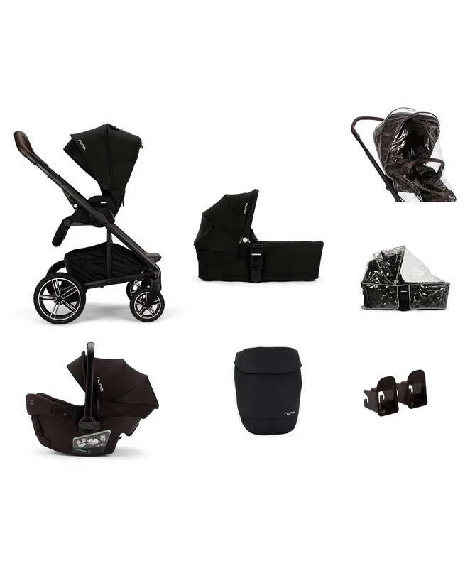Nuna MIXX Next Urbn Bundle with PIPA Urbn Car Seat – Caviar