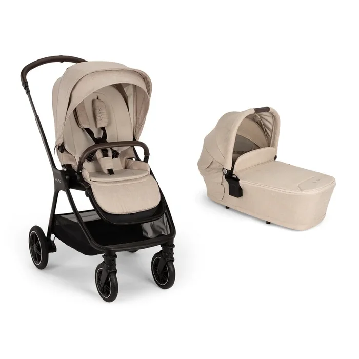 Nuna TRIV Next Stroller + Carrycot – Biscotti (2024)