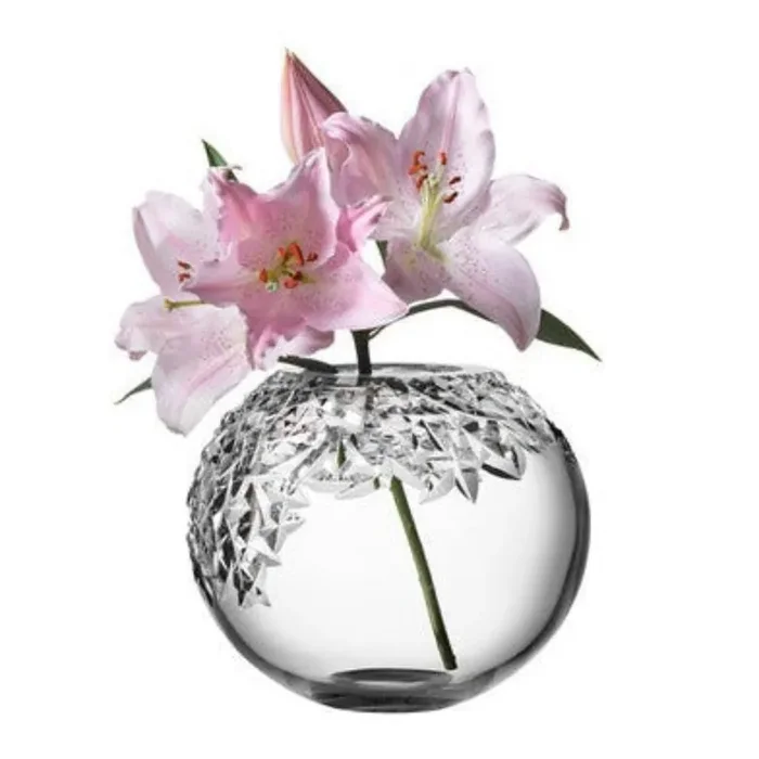Orrefors Carat Upper Cut Globe Vase