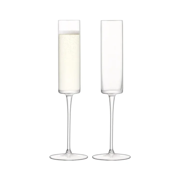 Otis champagne flute 150ml clear x 2