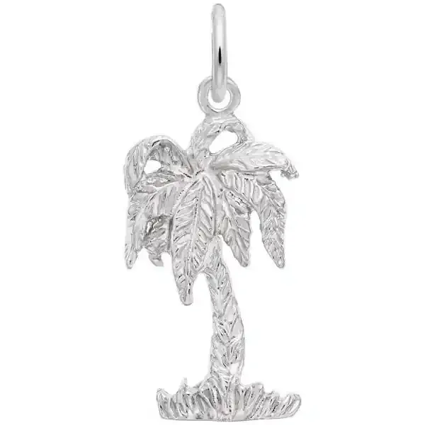 Palm Tree Charm – Sterling Silver – Rembrandt Charms