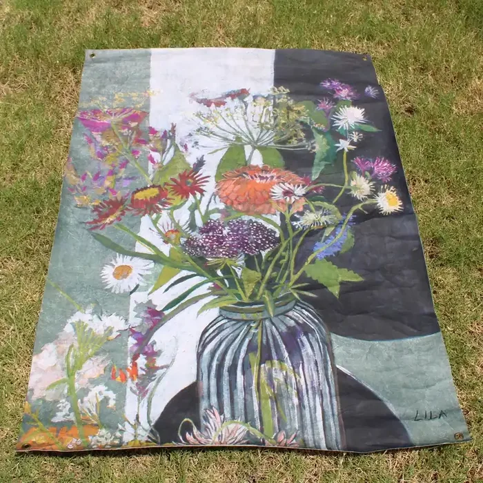 Paper Art Wildflowers in Vase