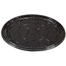 PartiPak PETE Black Round Everyday Tray, 16 inch – 50 per case.