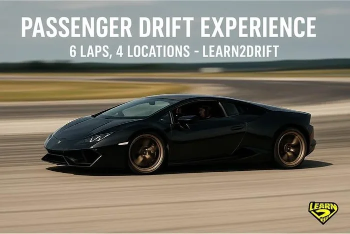 Passenger Drift Experience – 6 Laps, 4 Locations – Learn2Drift
