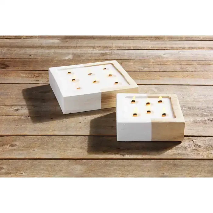 Paulownia Square Wood Candle