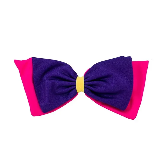 Pom Bow Fiesta Hair Clips Nylon Alligator Clips Hair Accessory