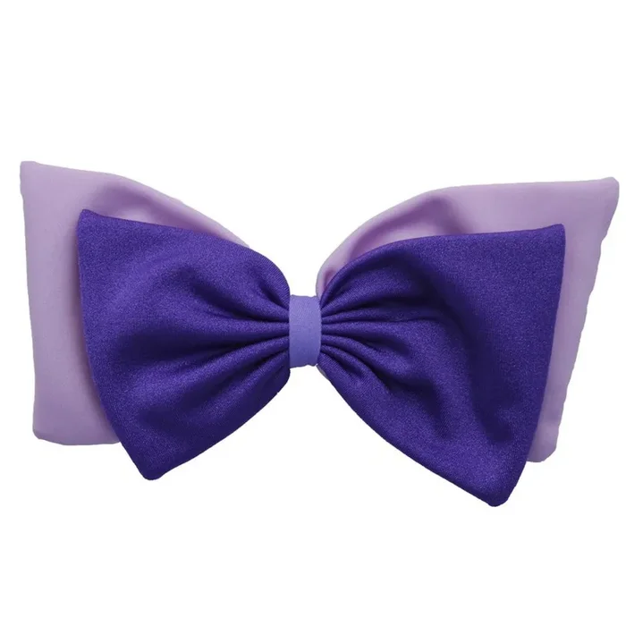 Pom Bow Lavender Fields Hair Clips Nylon Alligator Clips Hair Accessory
