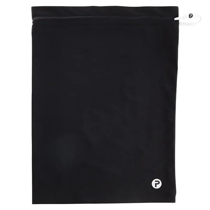 Pom Sack Shoe Bag in Black Carry Around Drawstring Shoe Pouch 10.4″ x 14.5″