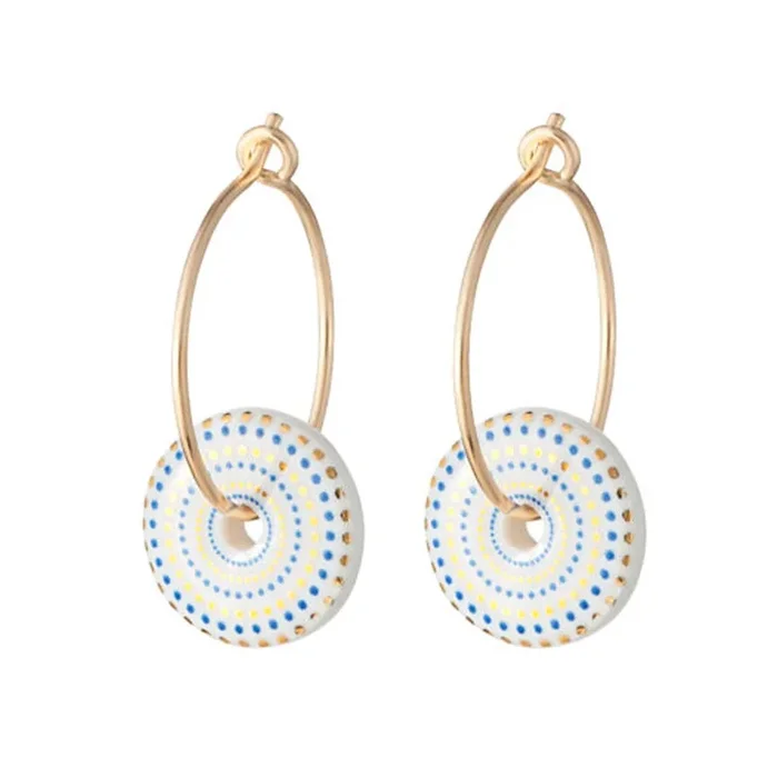 Porcelain Rhea earrings