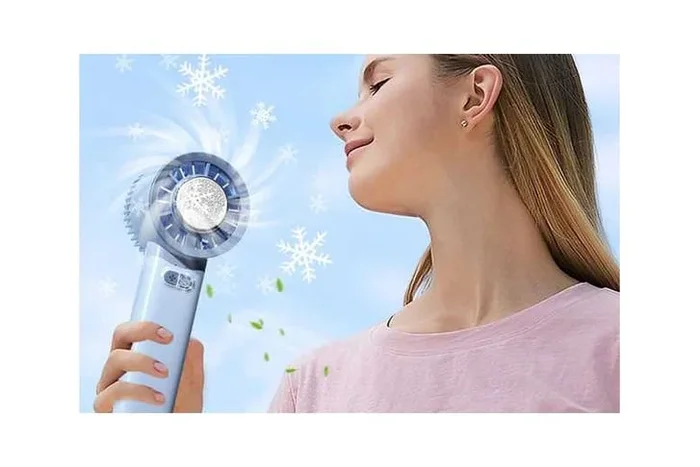 Portable USB Mini Handheld Fan – 3-Speed, Battery & USB Powered, Compact Travel Cooling