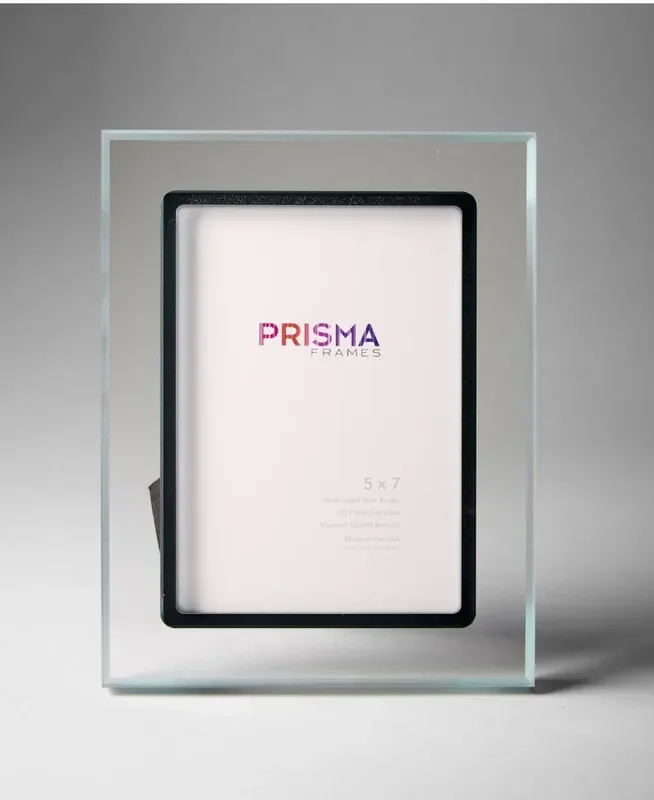 Premio Clear Sea Acrylic w/ Black Lip Prisma Picture Frame