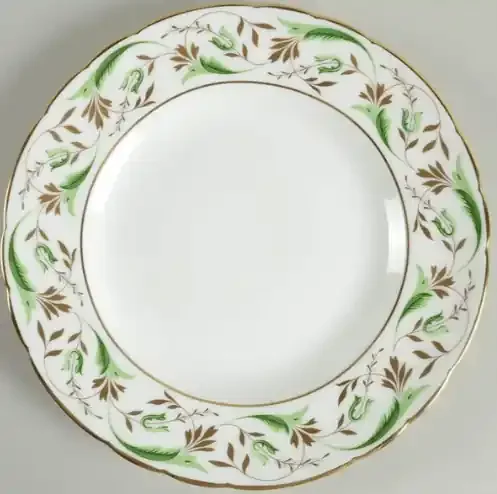 * Princess Salad Plate – Green – Royal Crown Derby