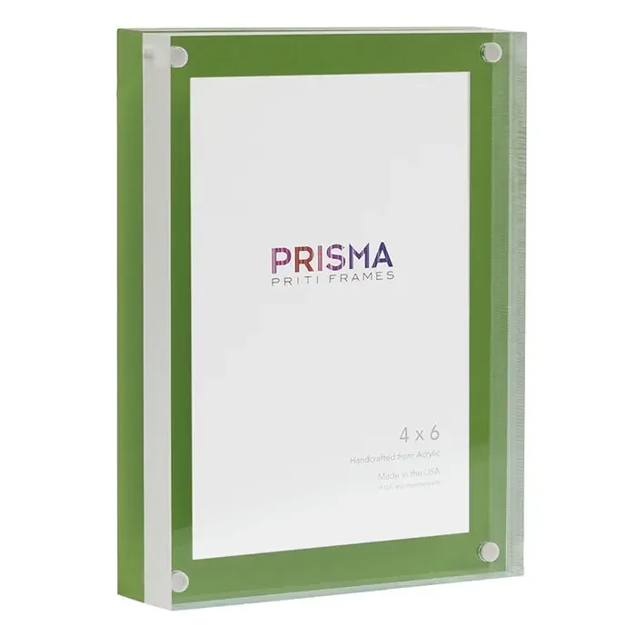 Priti Acrylic Picture Frame (Basil Green)