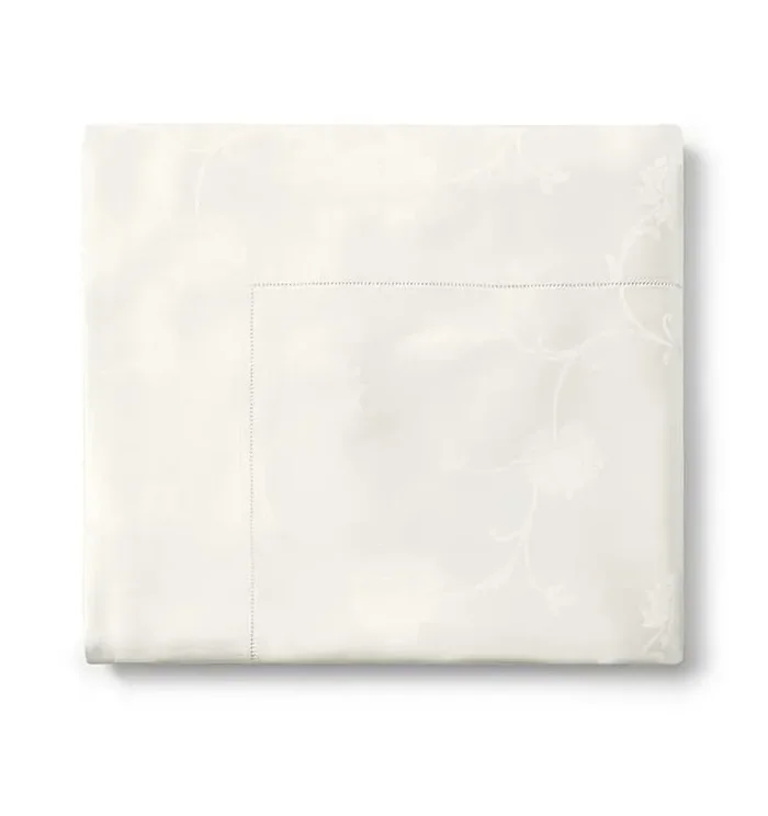 Queen Flat Sheet 96X114 – Giza Jacquard Collection – By Sferra