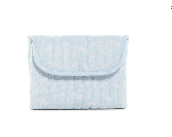 Quilted Changing Mat – Woodland Blue – TRVL Design