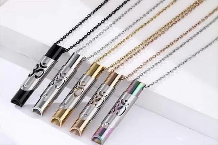 Quit Stop Smoking Stainless Steel Pendant Necklace