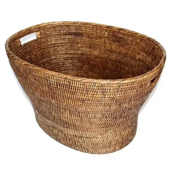 Rattan Oval Family Basket