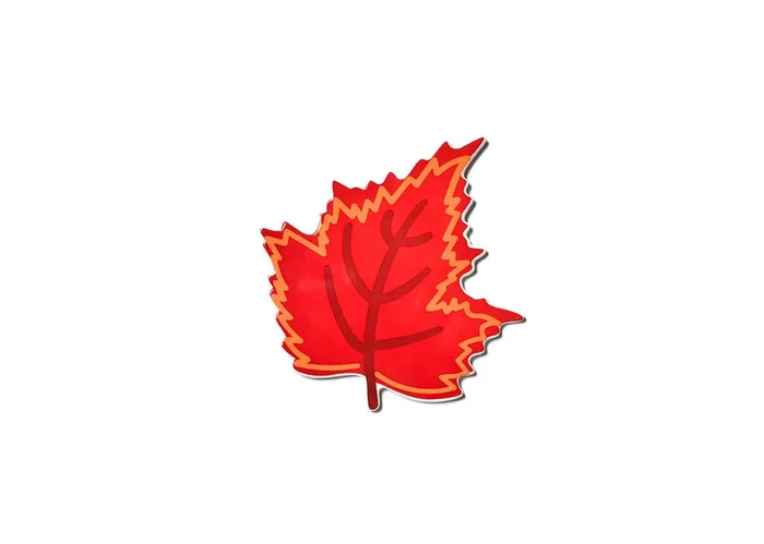 Red Fall Leaf Mini Attachment