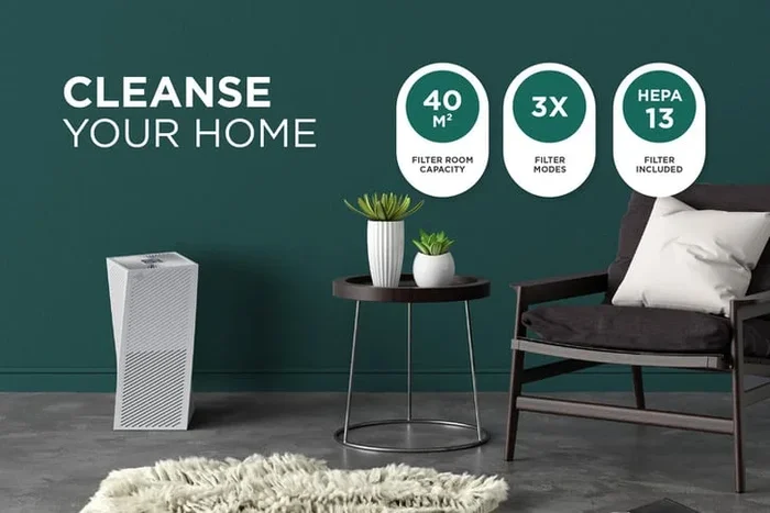 Revolutionary Smart Air Purifier – App Controlled with Complimentary Filters