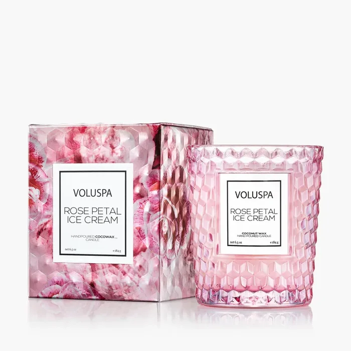 Rose Petal Ice Cream – Classic Candle