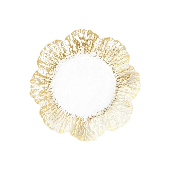 Rufolo Gold Canape Plate