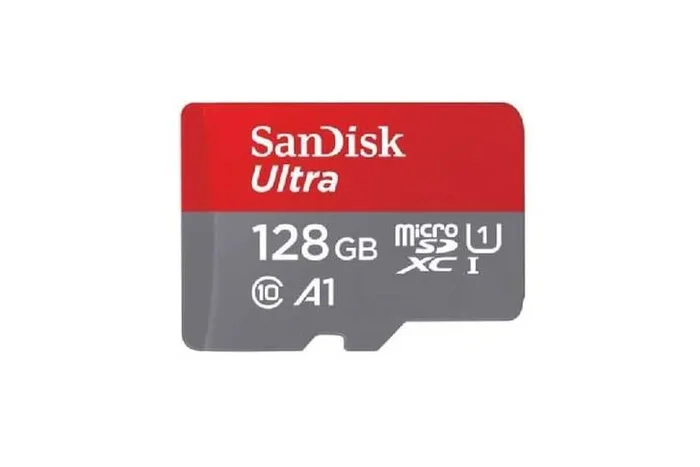 Sandisk 128GB Micro SD Card with Adapter – High-Speed Storage for Home Cinema, 4K Video & Smart Devices