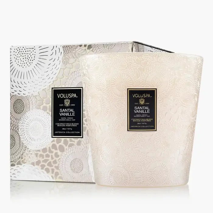 Santal Vanille – 3 Wick Hearth Candle